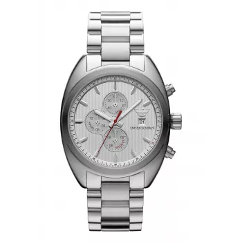 Armani AR5958 vīriešu kvarca analogs pulkstenis 42mm melns nerūsējošais tērauds