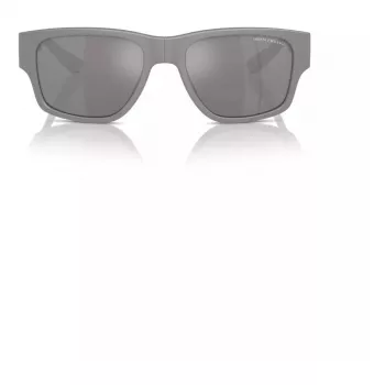 Armani Exchange AX4141SU81806 Vīriešu saulesbrilles Matēti melna tumši pelēka 56mm