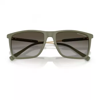 Armani Exchange AX4160S838113 Vīriešu Saulesbrilles Havana Brūns Gradients 57mm