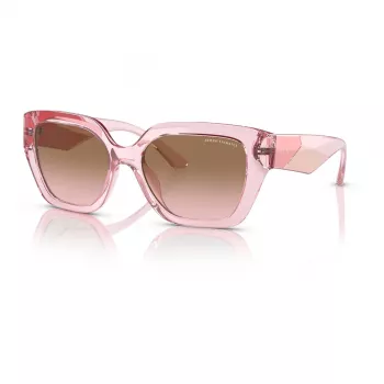 Armani Exchange Sieviešu Saulesbrilles AX4125SU83391 Caurspīdīgi Pelēks Rāmis Pelēks Gradienta Stikls 54mm