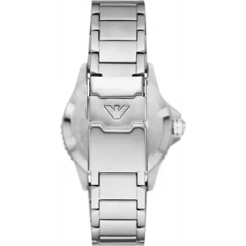 ARMANI Man AR11589 vīriešu analogais kvarca pulkstenis, 42 mm, zils ciparnīca, sudraba nerūsējošais tērauds