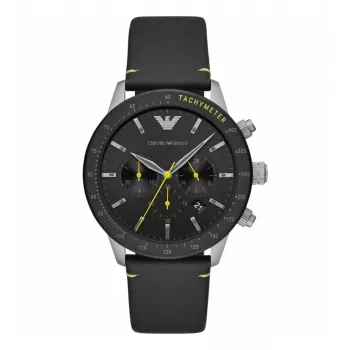 Armani Men's AR11325 Luigi Chronograph Quartz Watch 44 mm Stainless Steel Blue Dial