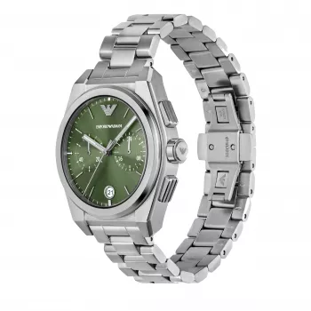 Armani vīriešu AR11640 nerūsējošā tērauda hronogrāfa pulkstenis, 43mm