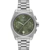 Armani vīriešu AR11640 nerūsējošā tērauda hronogrāfa pulkstenis, 43mm