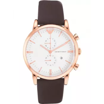 Armani vīriešu pulkstenis AR1936 43mm nerūsējošais tērauds kvarca hronogrāfs