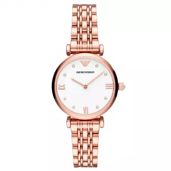 ARMANI Women's AR11267 Quartz Analog Watch 32mm Stainless Steel Silver