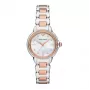 ARMANI sieviešu pulkstenis AR11569 Gianni T-Bar kvarca 32mm sudraba nerūsējošais tērauds