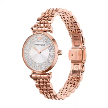 ARMANI sieviešu pulkstenis AR11446 32mm rozā zelta nerūsējošais tērauds