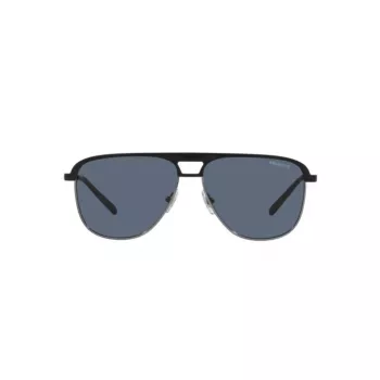 ARNETTE AN3082-733-55 Vīriešu taisnstūra saulesbrilles matēti melnas pelēkas 57mm