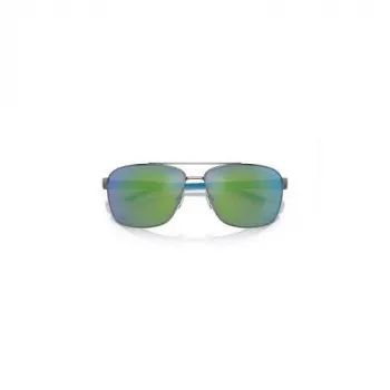 ARNETTE AN3089-745-8N vīriešu taisnstūra saulesbrilles matēti melnas tumši pelēkas 65mm