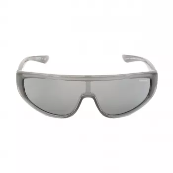 ARNETTE AN4264 Unisex saulesbrilles Matēts melns rāmis, tumši pelēkas spoguļstikla lēcas, 135 mm