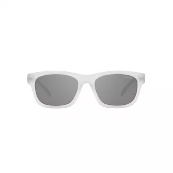 ARNETTE AN4284-27616G Vīriešu taisnstūra saulesbrilles Matēti melni pelēks spogulis 54/18/145 mm
