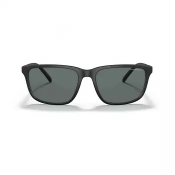 Arnette AN4288 275/88 taisnstūra saulesbrilles, matēti caurspīdīgi pelēks rāmis, pelēka spoguļa lēca, 58-18-145 mm