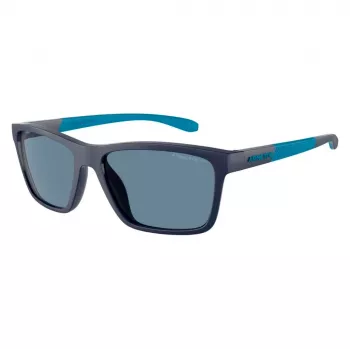 ARNETTE AN4328U27622V Vīriešu saulesbrilles Matēti Melni Tumši Pelēks Spoguļsudrabs 58mm