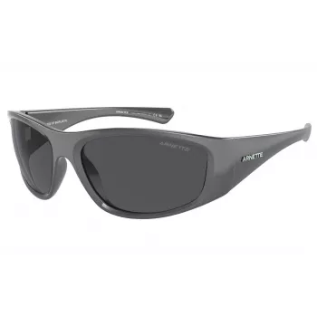 ARNETTE AN4331-291787 Saulesbrilles Vīriešiem Matēti Melni Tumši Pelēki 64 mm