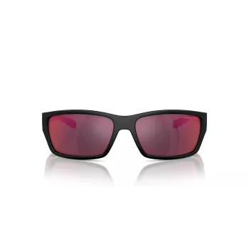 ARNETTE AN4336-27536Q Vīriešu Saulesbrilles Matēti Melni Taisnstūra 61mm