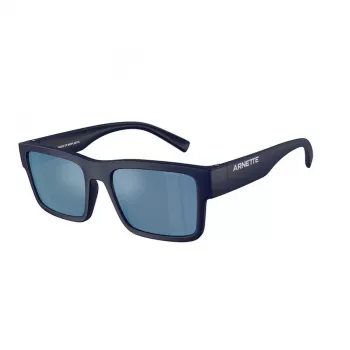 Arnette AN4344-275922 Vīriešu taisnstūra polarizētas saulesbrilles, matēti melnas, 54 mm