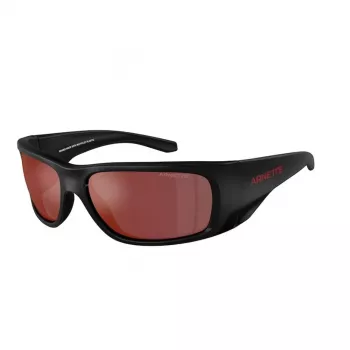 Arnette AN4345-29006Q Vīriešu taisnstūra saulesbrilles Matēti melna tumši pelēka 62mm