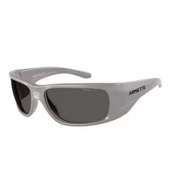 ARNETTE AN4345-296187 Vīriešu taisnstūra saulesbrilles Matēti melna pelēka 62mm