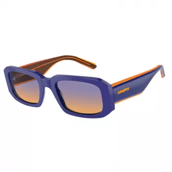 ARNETTE Vīriešu saulesbrilles AN4318-12392H Matēti melnas taisnstūra 53mm
