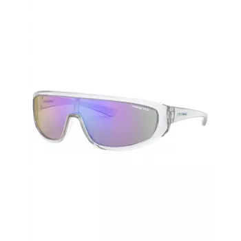 ARNETTE Unisex A42642634Y730 Saulesbrilles Shield Matte Caurspīdīgi Pelēkas Tumši Pelēkas 135mm