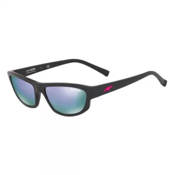 ARNETTE Unisex Saulesbrilles AN4260-014V56 Matēts Melns Rāmis, Pelēki Spoguļstikli 55mm