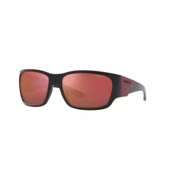 ARNETTE Unisex Saulesbrilles AN432428056Q6 - Taisnstūra Propionāta Rāmis, Polikarbonāta Lēcas, UV400 Aizsardzība, 60/17/125 mm