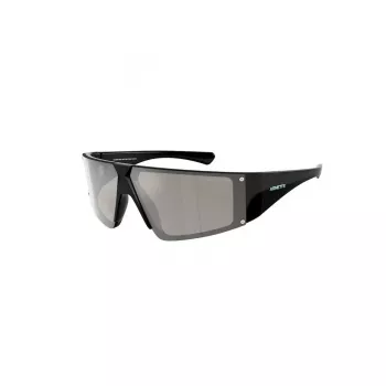 ARNETTE Unisex Saulesbrilles AN433229006G6 - Matēts Melns Rāmis, Pelēkzaļi Spoguļstikli, 69/09/130 mm