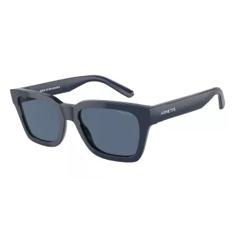 ARNETTE Unisex Saulesbrilles AN4334-122180 Matēts Melns Rāmis, Pelēks Spoguļstikls 53mm