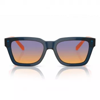 ARNETTE Unisex Saulesbrilles AN4334-12422H Matēti Melnas Taisnstūra Polarizētas 53mm