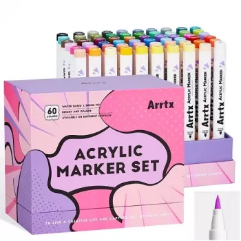 ARRTX Acrylic Markers - 60 krāsas