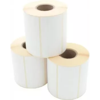 ARTDEV Termopapīra uzlīmju ruļlis - 100 x 50mm, D105mm, serde 40mm, 930 uzlīmes/rullī