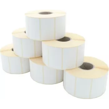 ARTDEV Etiķešu ruļlis - Termopārnese 60 x 36mm D127mm Serde 40 2000 etiķetes/rullī