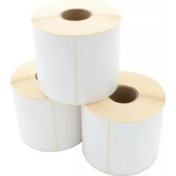 ARTDEV Termopārsūtīšanas etiķešu rullis 101.6 x 76,2mm, 40mm serde, 125mm OD, 960 etiķetes, balts, papīrs, pastāvīgā līme