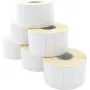 ARTDEV Termopārneses etiķešu ruļlis 60x20mm, 110mm ruļļa diametrs, 40mm serde, 2600 etiķetes/ruļlis, balts, papīrs, pastāvīgā līme