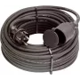 AS SCHWABE 60383 Pagarinātāja kabelis 10 m H05VV-F 3G1.5 Schuko melns