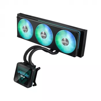 ASUS Prime SLC II 360 ARGB LCD AIO šķidruma dzesētājs, 360 mm radiators, 3 x 120 mm ARGB ventilatori