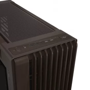 ASUS ProArt PA602 Wood Edition Retro Brown - Midi tornis ar rūdītu stiklu