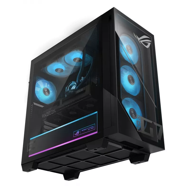 ASUS ROG G700 GM700TZ-R9800X283W spēļu dators - AMD Ryzen 7 9800X3D, 32GB DDR5, 2TB SSD, Radeon RX 9070 XT, Windows 11 Home, melns