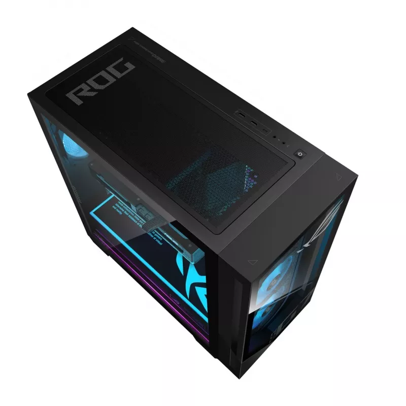 ASUS ROG G700 GM700TZ-R9800X283W spēļu dators - AMD Ryzen 7 9800X3D, 32GB DDR5, 2TB SSD, Radeon RX 9070 XT, Windows 11 Home, melns