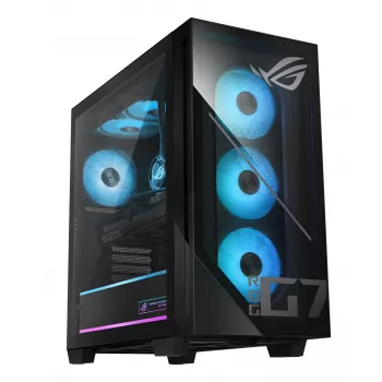 ASUS ROG G700 GM700TZ-R9800X283W spēļu dators - AMD Ryzen 7 9800X3D, 32GB DDR5, 2TB SSD, Radeon RX 9070 XT, Windows 11 Home, melns
