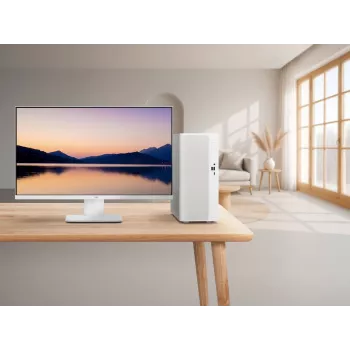 ASUS V500 Mini Tornis V501MV-05210H052W Intel Core 5 210H 8GB DDR5 512GB SSD Windows 11 Home PC Melns ar koka akcentiem