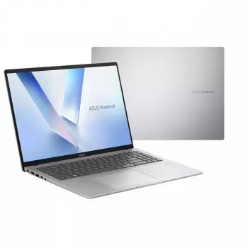 ASUS Vivobook 16 M1607KA-MB279W Klēpjdators, 16 collu WUXGA IPS, AMD Ryzen AI 5 330, 16GB DDR5, 512GB SSD, Windows 11 Home, Cool Silver