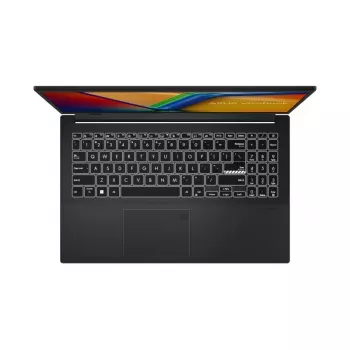 ASUS Vivobook Go 15 E1504FA-KM5413W portatīvais dators, AMD Ryzen 5 7520U, 15,6 collu Full HD IPS, 16GB LPDDR5, 512GB SSD, AMD Radeon Graphics, Windows 11 Home, Mixed Black