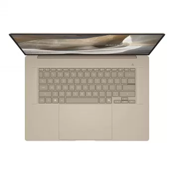 ASUS Zenbook A16 UX3607OA-SQ024X 2-in-1 klēpjdators, 16 collu OLED 3K skārienekrāns, Snapdragon X2 Elite Extreme, 48GB RAM, 1TB SSD, Windows 11 Pro, bēšs