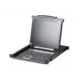 ATEN CL1000M-ATA-DNG 17 collu LCD Slideaway konsole ar USB KVM, 1U rackmount