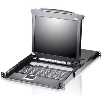 ATEN CL5708M-IT 8 portu 17 collu LCD KVMP komutators ar itāļu klaviatūru