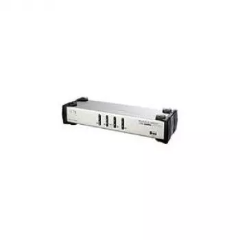 ATEN CS-1744 Dual-View KVMP komutators ar USB un audio, 4 portu, VGA, 2048x1536, metāla korpuss