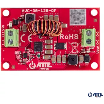 ATTE DC/DC Inverters AVC-30-120-OF 24V uz 12V 30A 360W pazeminošais pārveidotājs