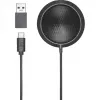 Audio-Technica ATR4697-USB kondensatora robežmikrofons melns USB-C USB-A